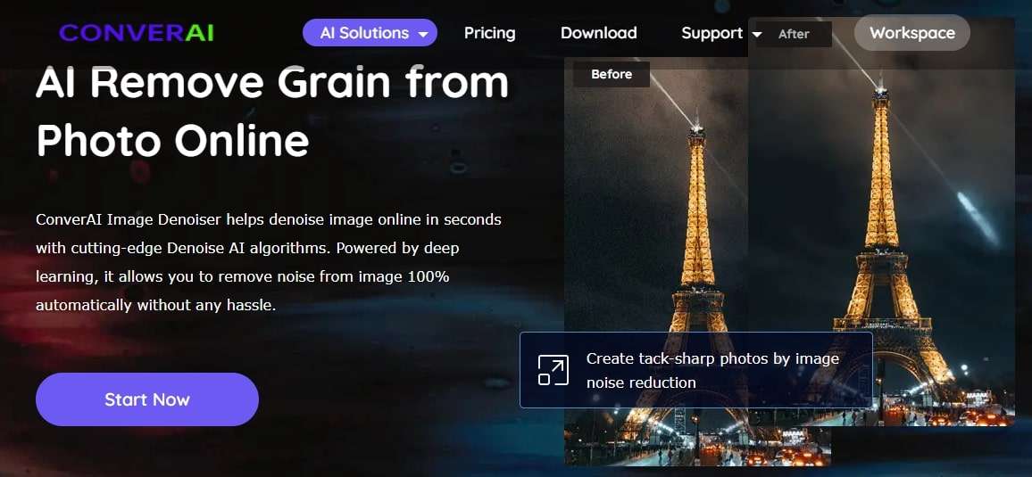 converai ai image denoiser