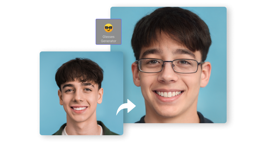 add glasses to photo ai
