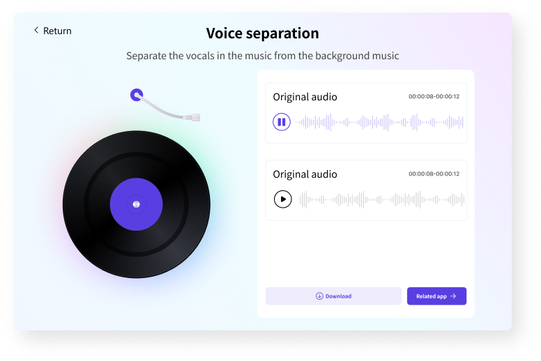 Audio bearbeiten und exportieren mit Audio-Wellenform